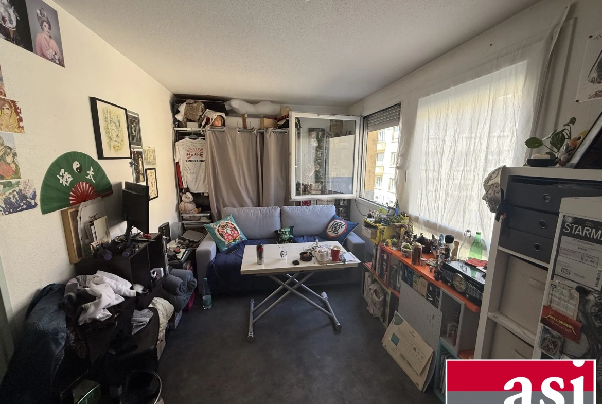 Studio à vendre à Strasbourg – 23,53 m², idéal investissement 
