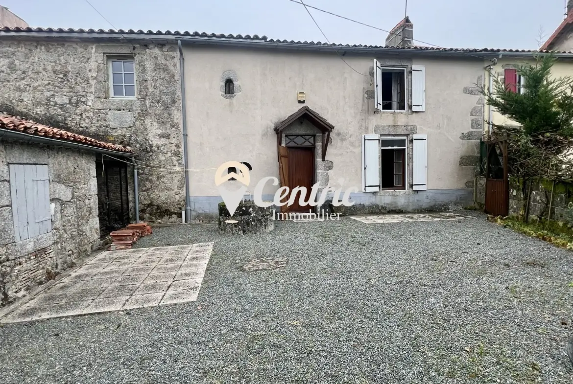 Maison de Bourg en Pierre avec Terrain à Neuvy-Bouin - Opportunité à 70 000 € 