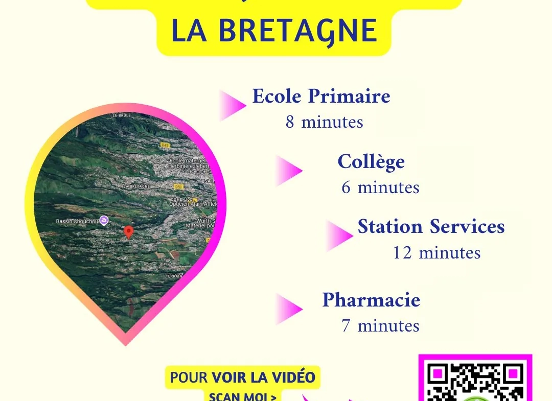 Terrain constructible de 370 m² à Sainte-Marie avec vue panoramique sur mer et montagnes 