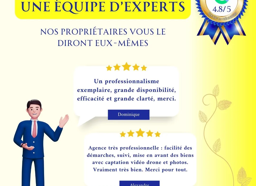 Terrain constructible de 370 m² à Sainte-Marie avec vue panoramique sur mer et montagnes 
