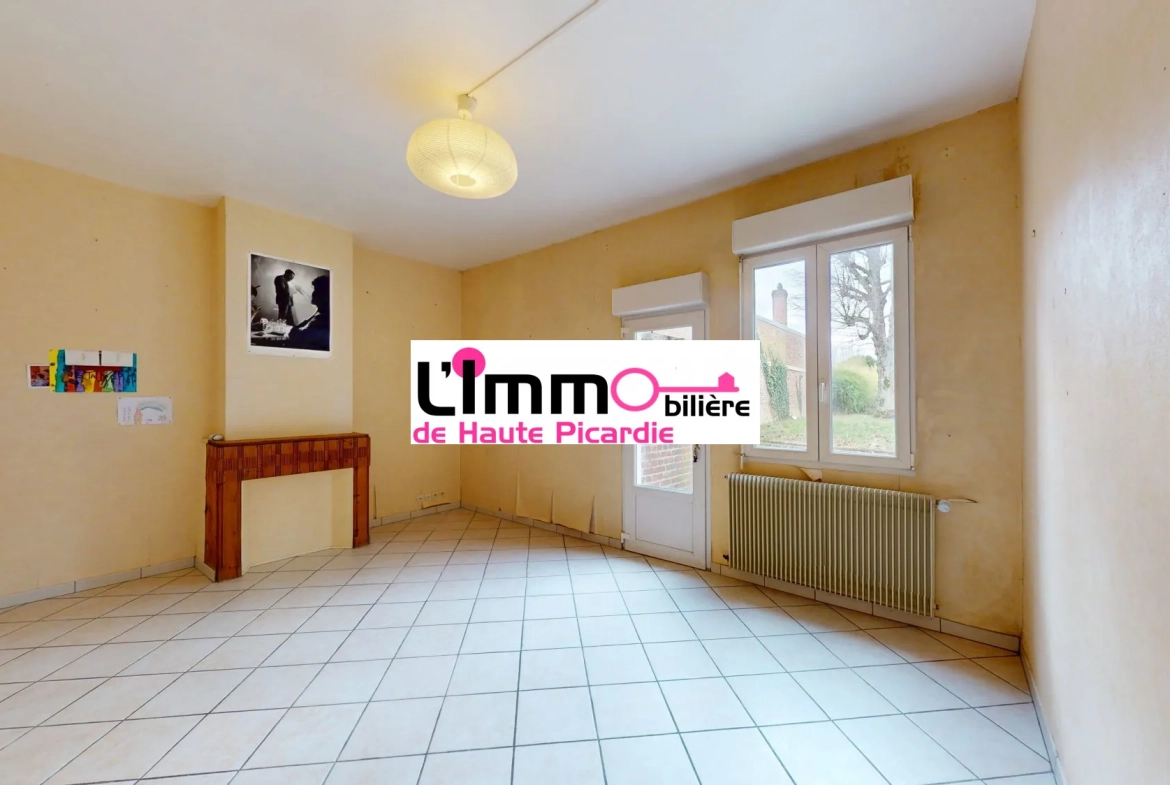 Maison familiale à vendre à Chaulnes - 156 m² avec terrain de 1253 m² 