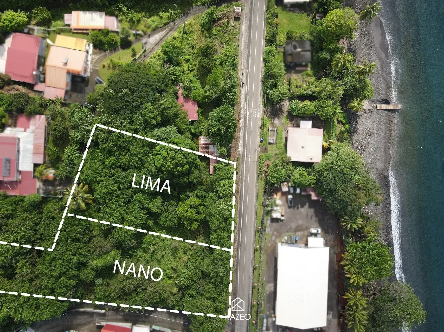 Terrain Lima à Saint-Pierre, 1500 m² - Idéal pour projet immobilier en Martinique 