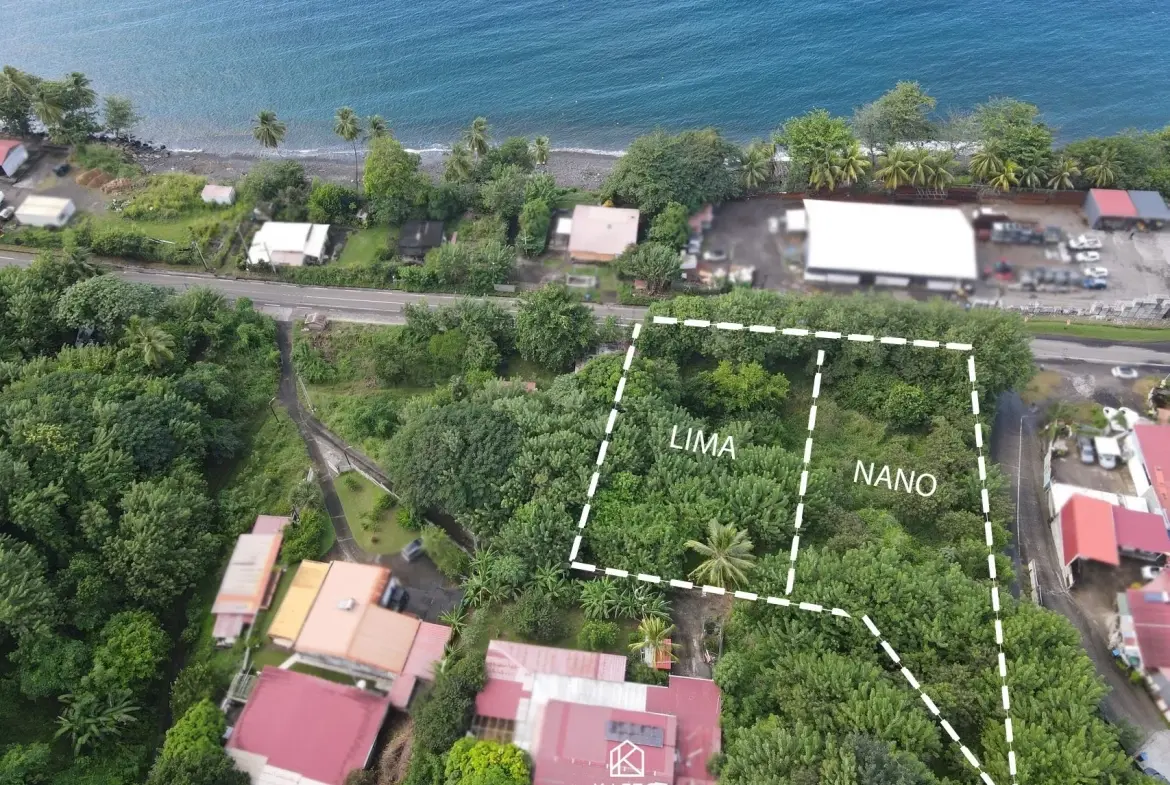 Terrain Lima à Saint-Pierre, 1500 m² - Idéal pour projet immobilier en Martinique 