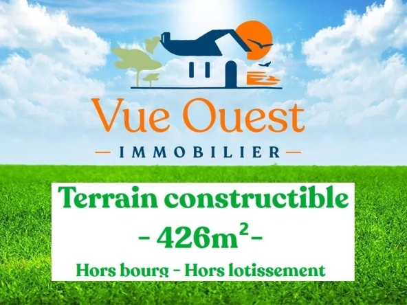 Terrain constructible à vendre à Plouhinec de 426 m² en impasse calme