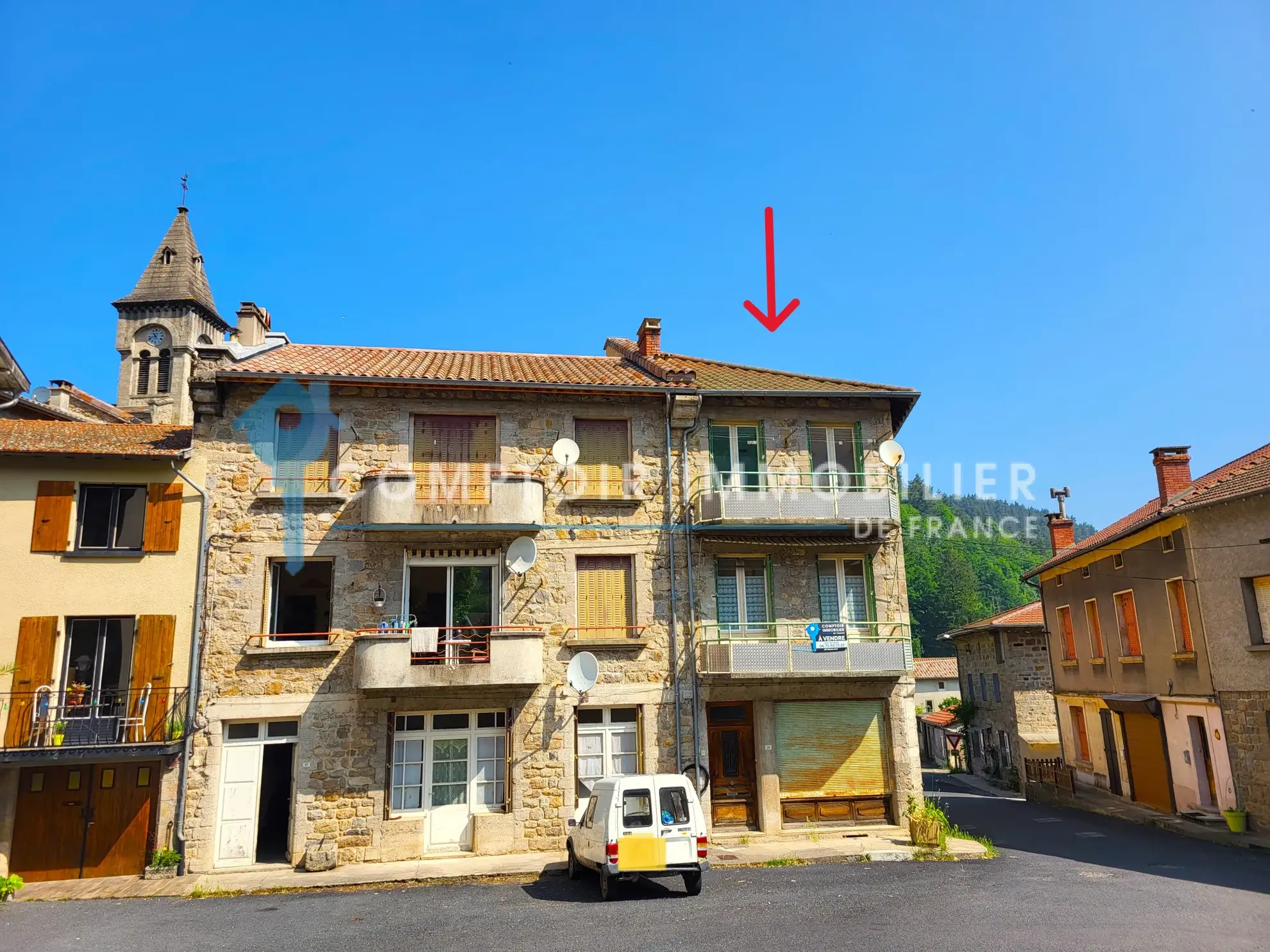 Maison de village T5 de 99 m² en Ardèche, ambiance nature et tranquillité 