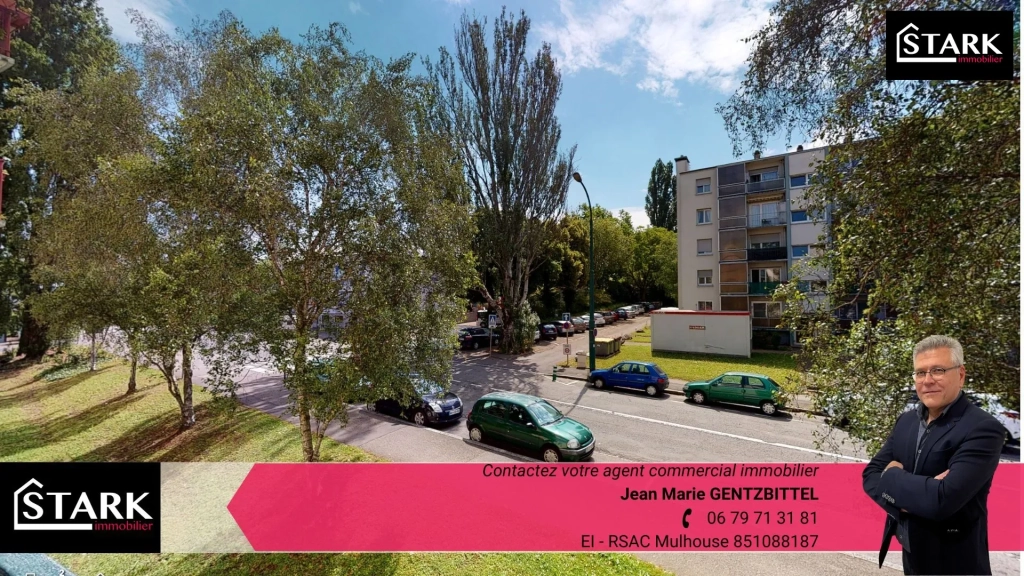 Appartement rénové de 72 m² à Mulhouse Bel-Air avec 3 chambres