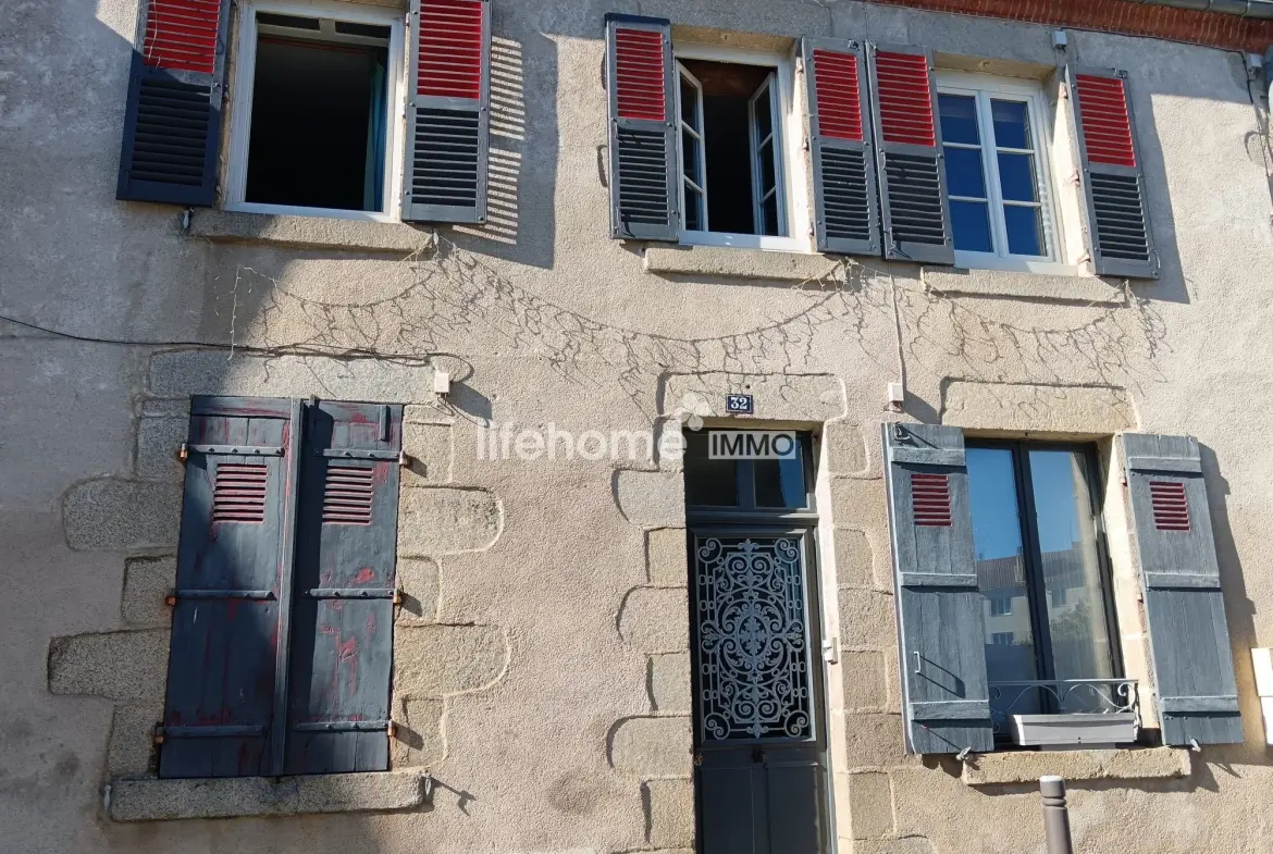 Immeuble à vendre à Guéret avec 3 logements et fort potentiel 