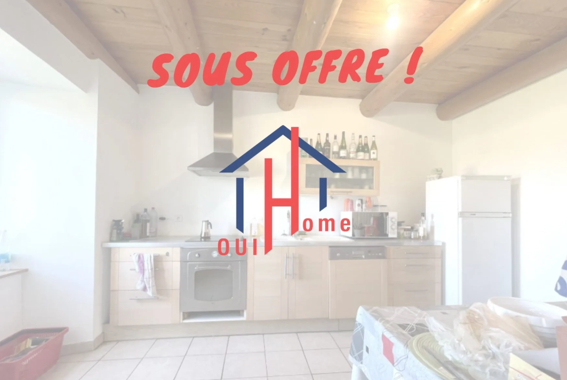 Appartement T4 avec terrasse, terrain et cave à Mazet-Saint-Voy 