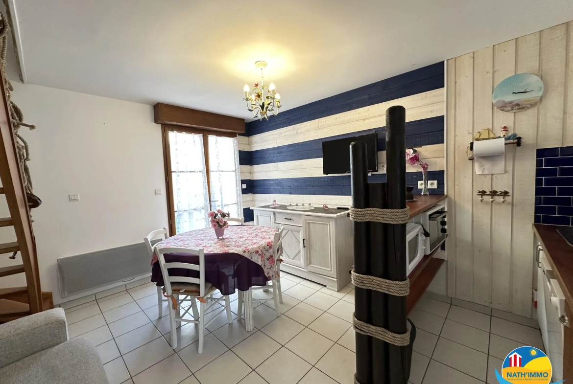 Maison 3 pièces de 31 m² à Fort-Mahon-Plage, proche plage 
