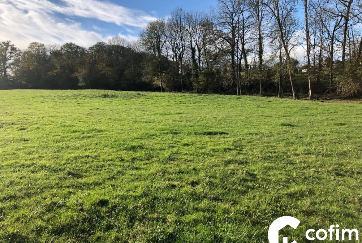 Terrain plat de 1306 m² à Saubole pour construction - Cadre paisible 