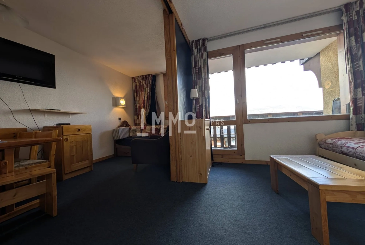 Studio de 26,68 m² aux Coches, Vue Mont-Blanc, Proximité Pistes - La Plagne 