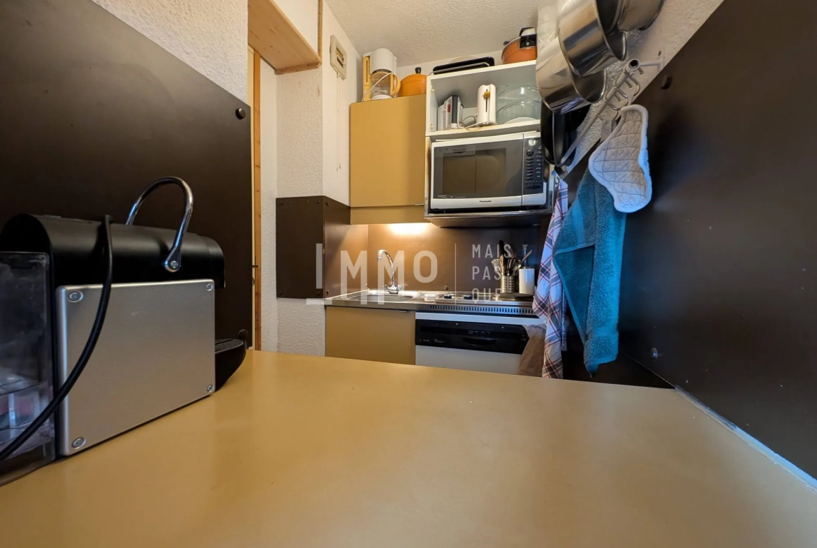 Studio de 26,68 m² aux Coches, Vue Mont-Blanc, Proximité Pistes - La Plagne 