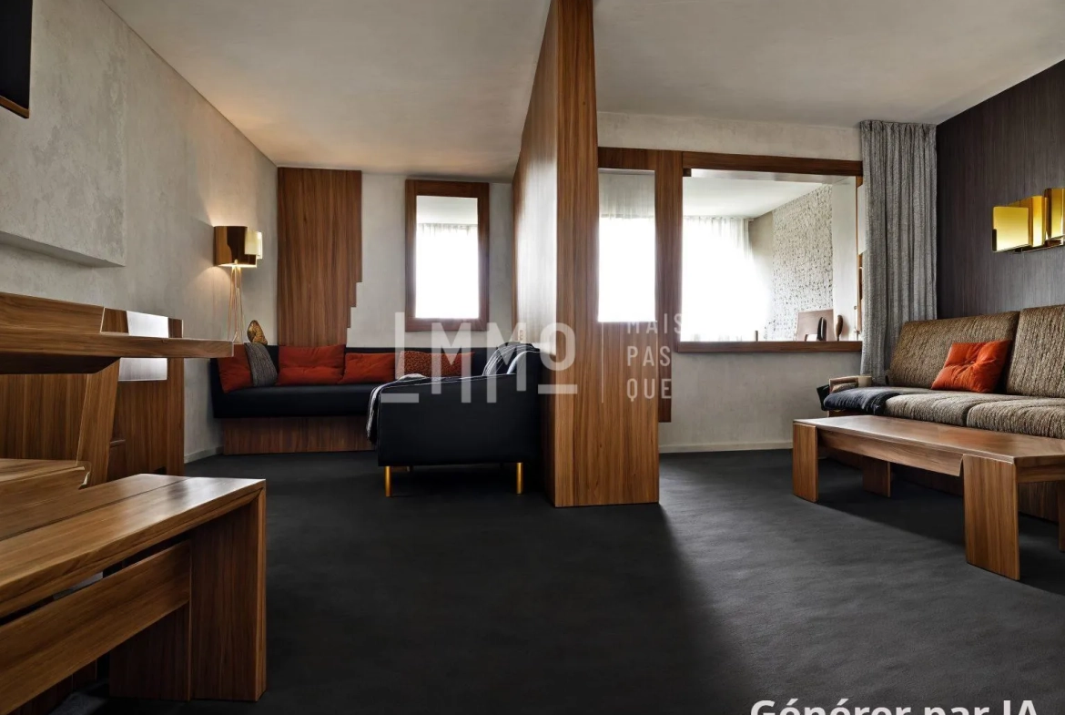 Studio de 26,68 m² aux Coches, Vue Mont-Blanc, Proximité Pistes - La Plagne 