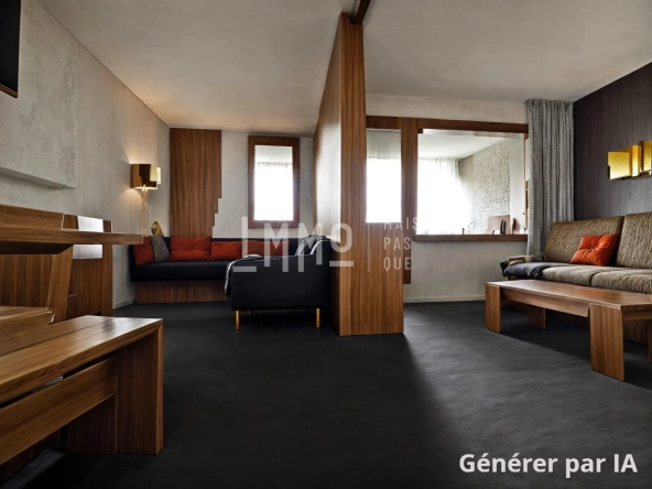 Studio de 26,68 m² aux Coches, Vue Mont-Blanc, Proximité Pistes - La Plagne