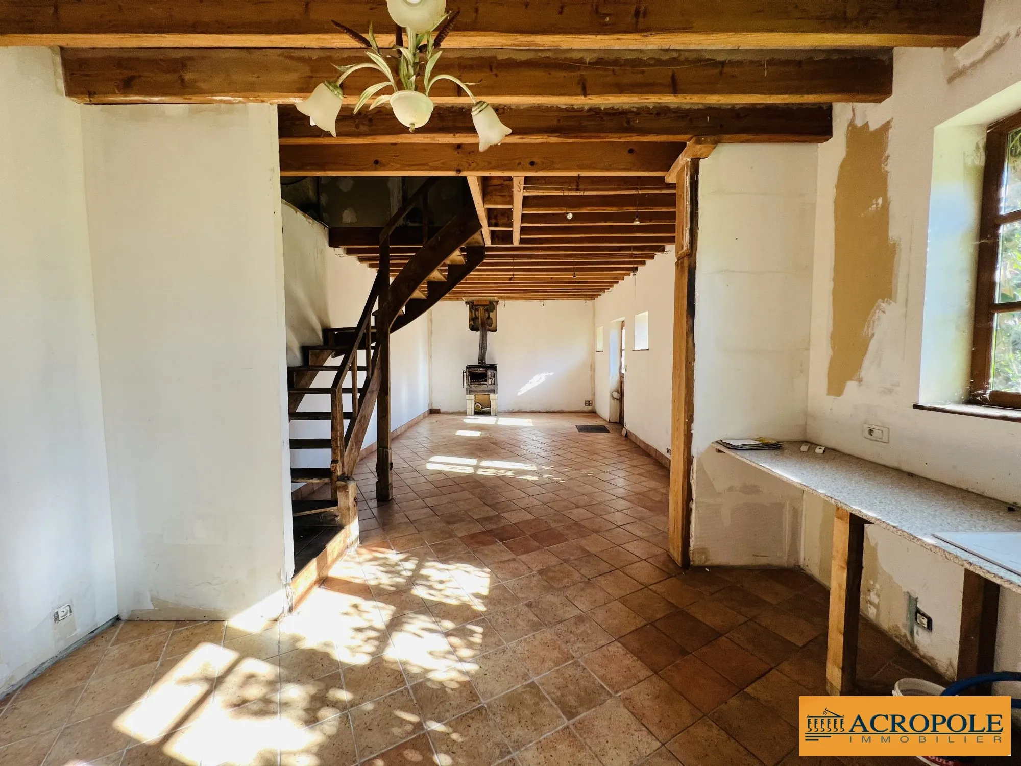 Fermette à restaurer de 58 m² avec terrain de 1000 m² à Argentsur-Sauldre 