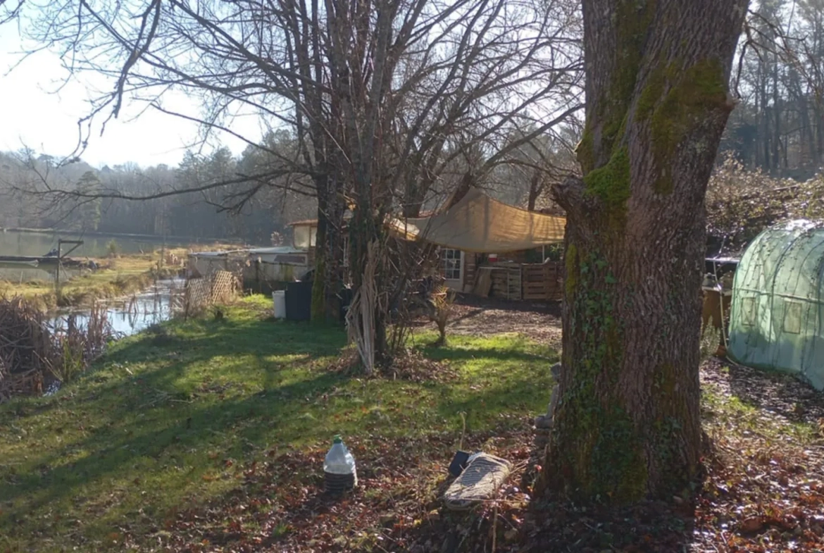 Étang privé de 1,6 ha classé pisciculture à vendre près de Périgueux 