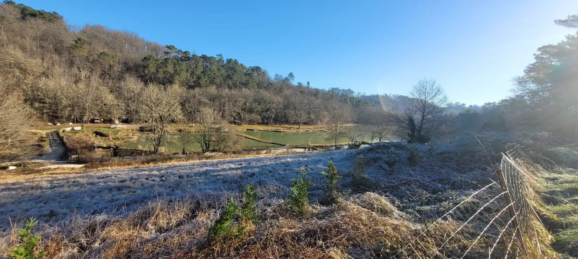 Étang privé de 1,6 ha classé pisciculture à vendre près de Périgueux 