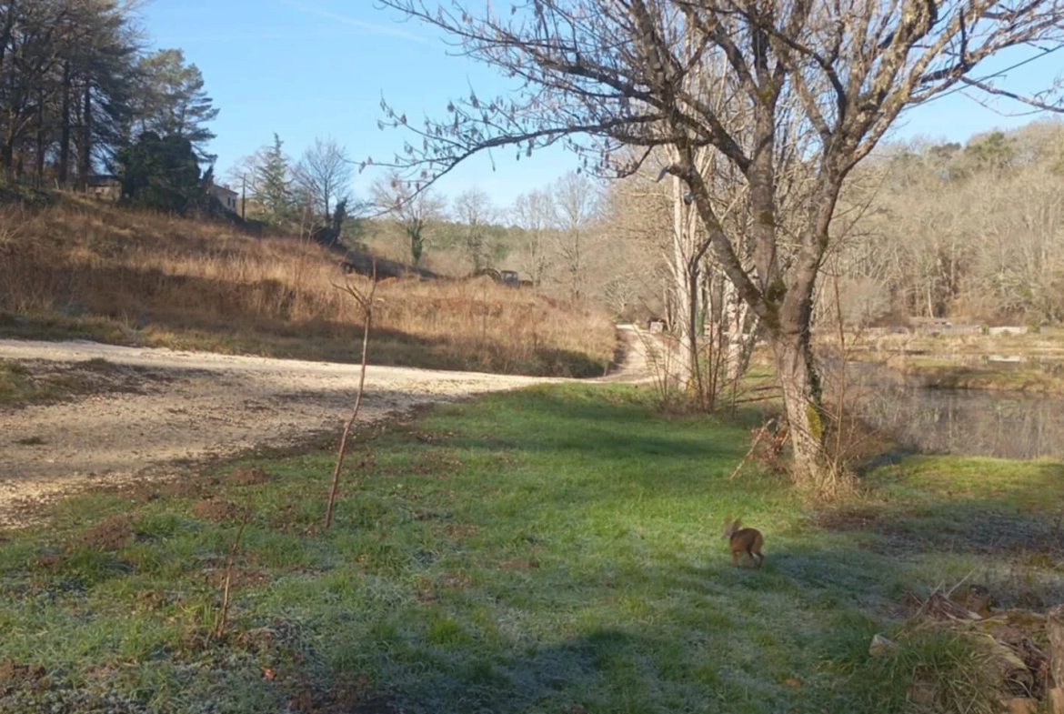 Étang privé de 1,6 ha classé pisciculture à vendre près de Périgueux 