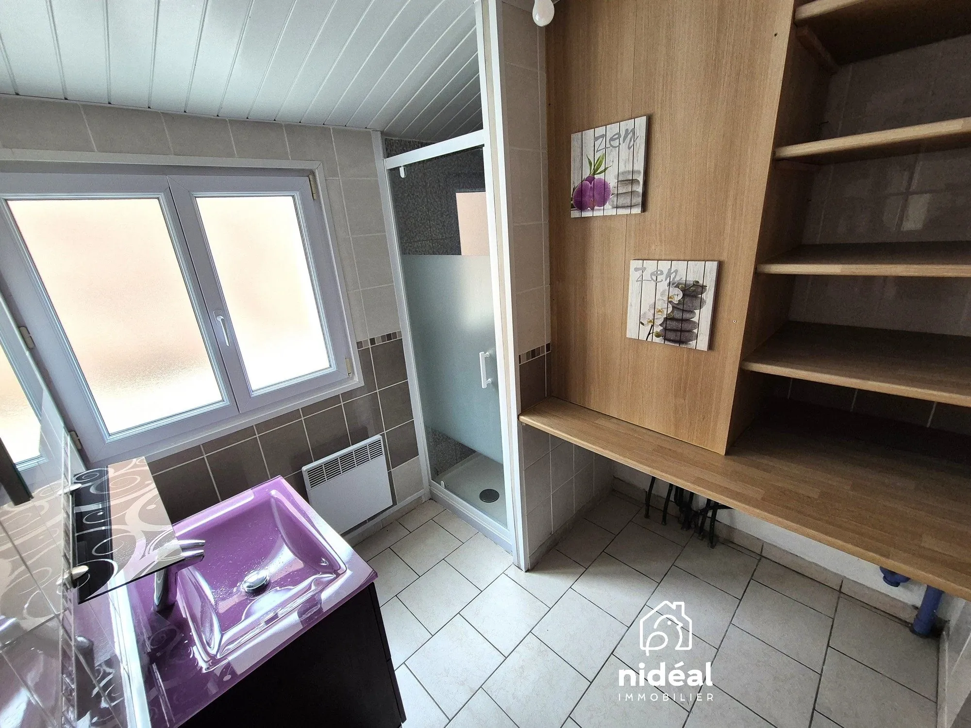 Maison semi-individuelle à vendre à Aulnoye-Aymeries de 62 m² avec terrain clôturé 