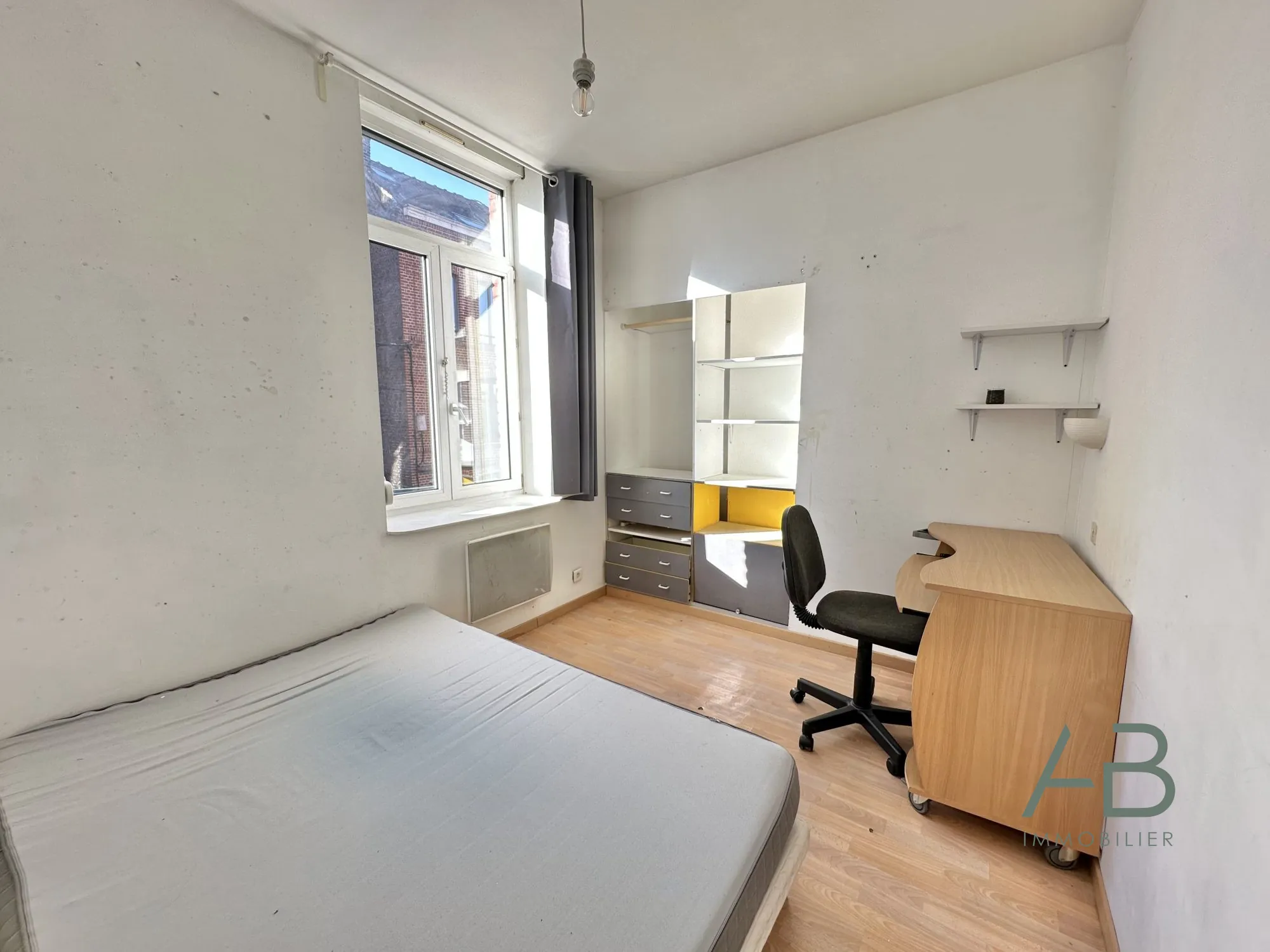 A vendre à Lille Wazemmes, bel appartement T3 lumineux de 71 m² 