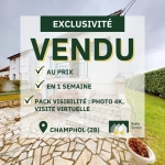 Maison familiale avec sous-sol et garages à Champhol, parfait premier achat