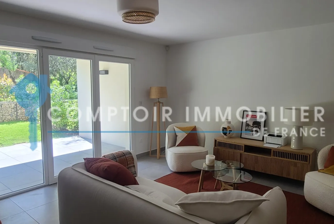 Appartement T3 lumineux avec terrasse et jardin privé à Nîmes 