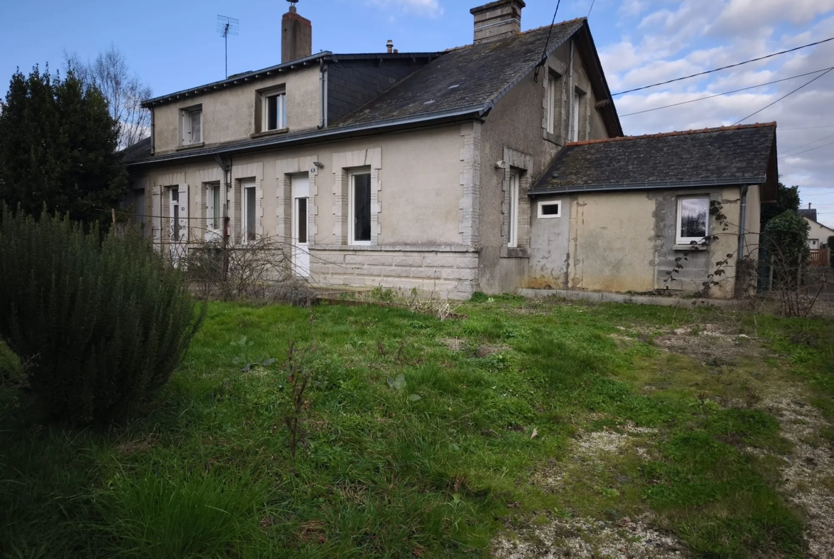 Maison rénovée avec 2 chambres à Segré-en-Anjou-Bleu - Idéal primo-accédant ou investisseur 