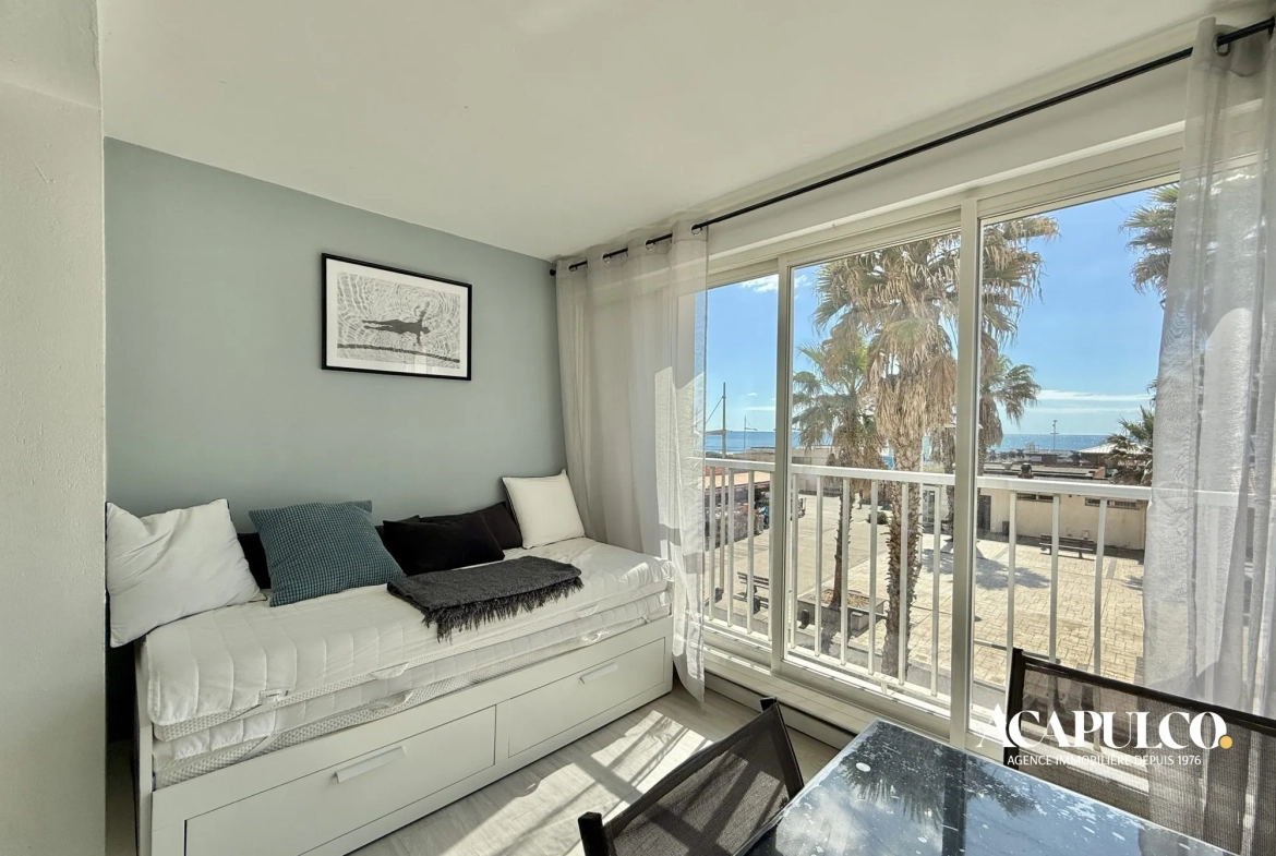 Studio avec vue mer face à la plage du Môle à Cap d'Agde 
