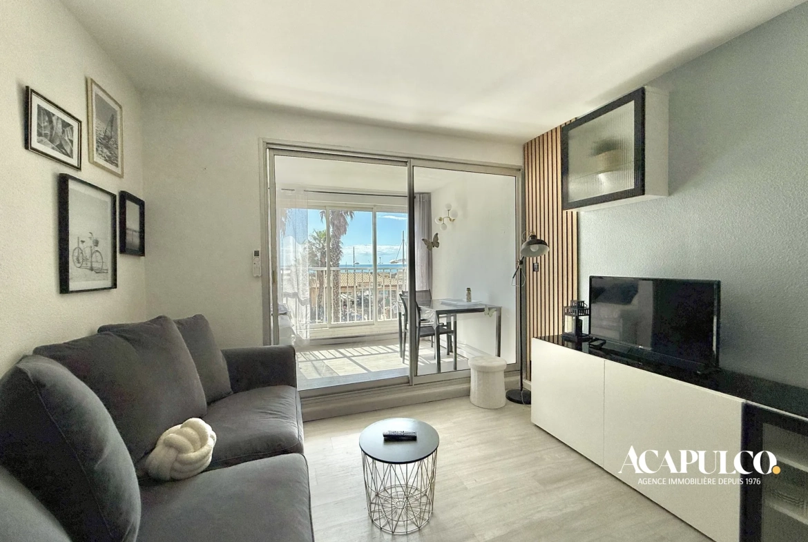 Studio avec vue mer face à la plage du Môle à Cap d'Agde 