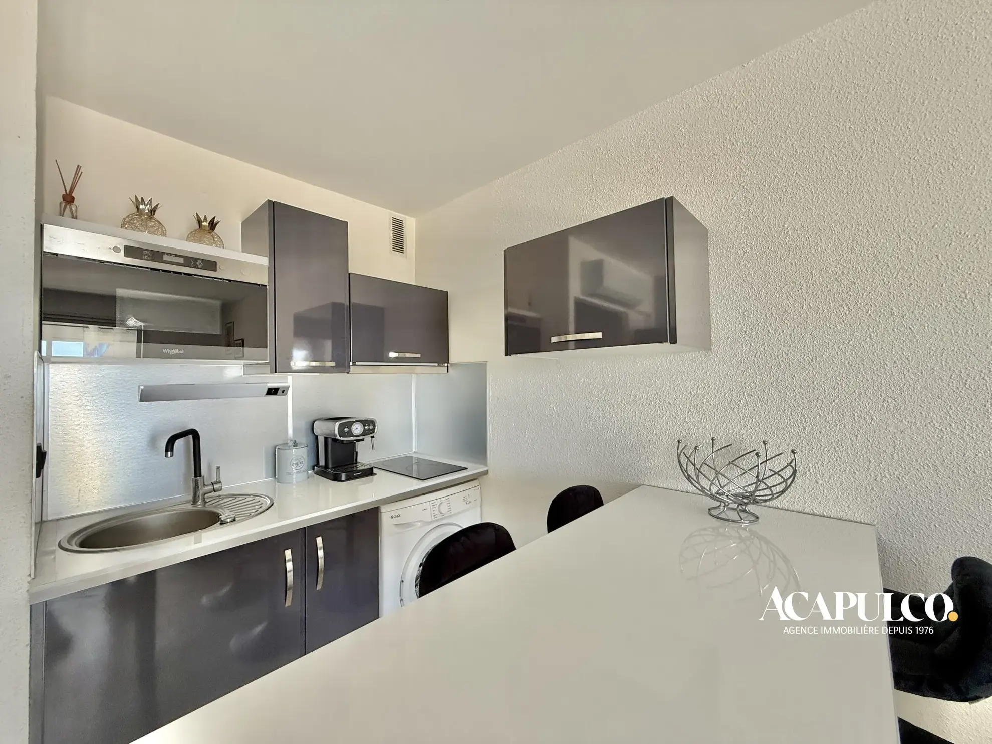 Studio avec vue mer face à la plage du Môle à Cap d'Agde 
