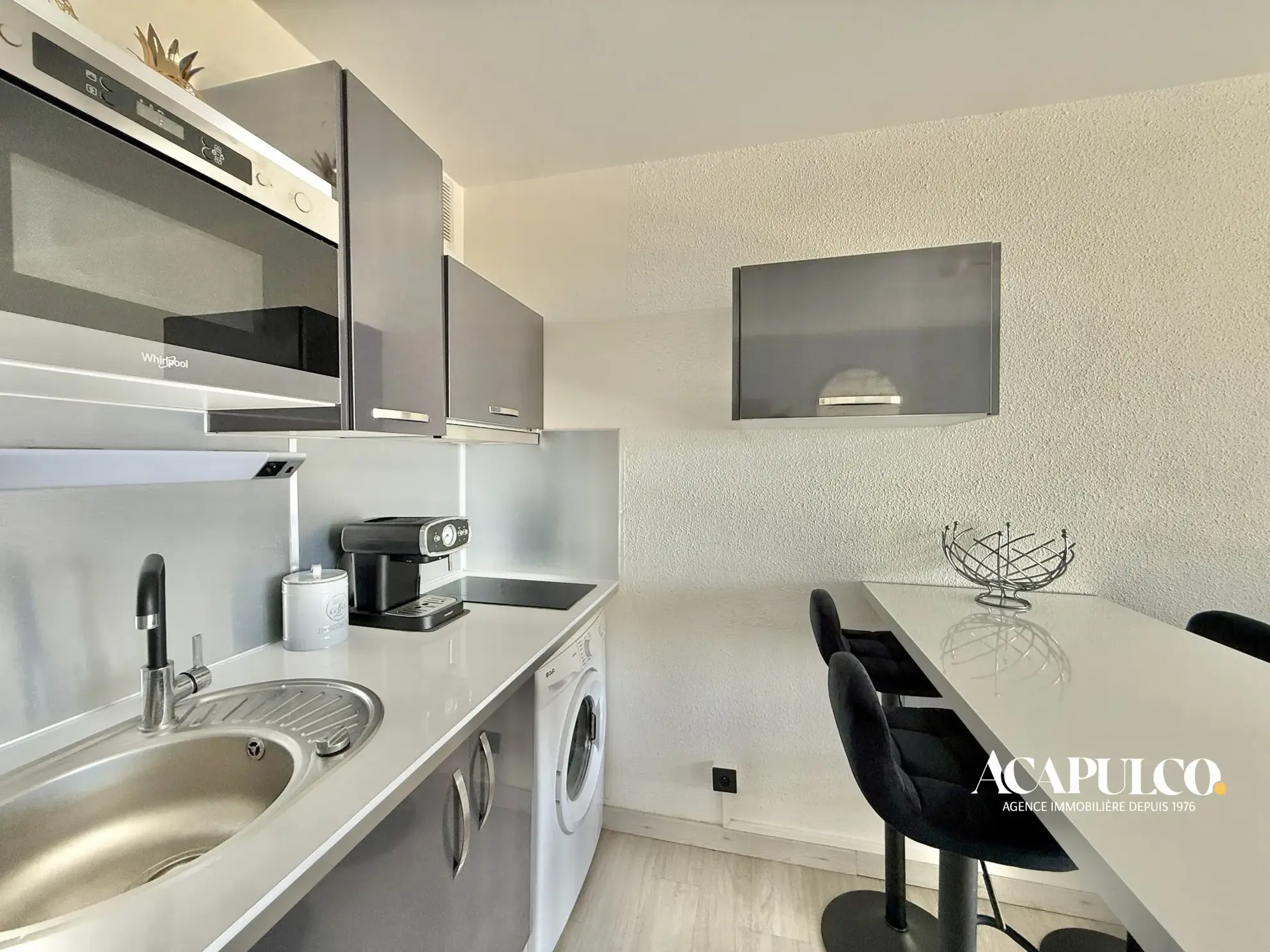 Studio avec vue mer face à la plage du Môle à Cap d'Agde 