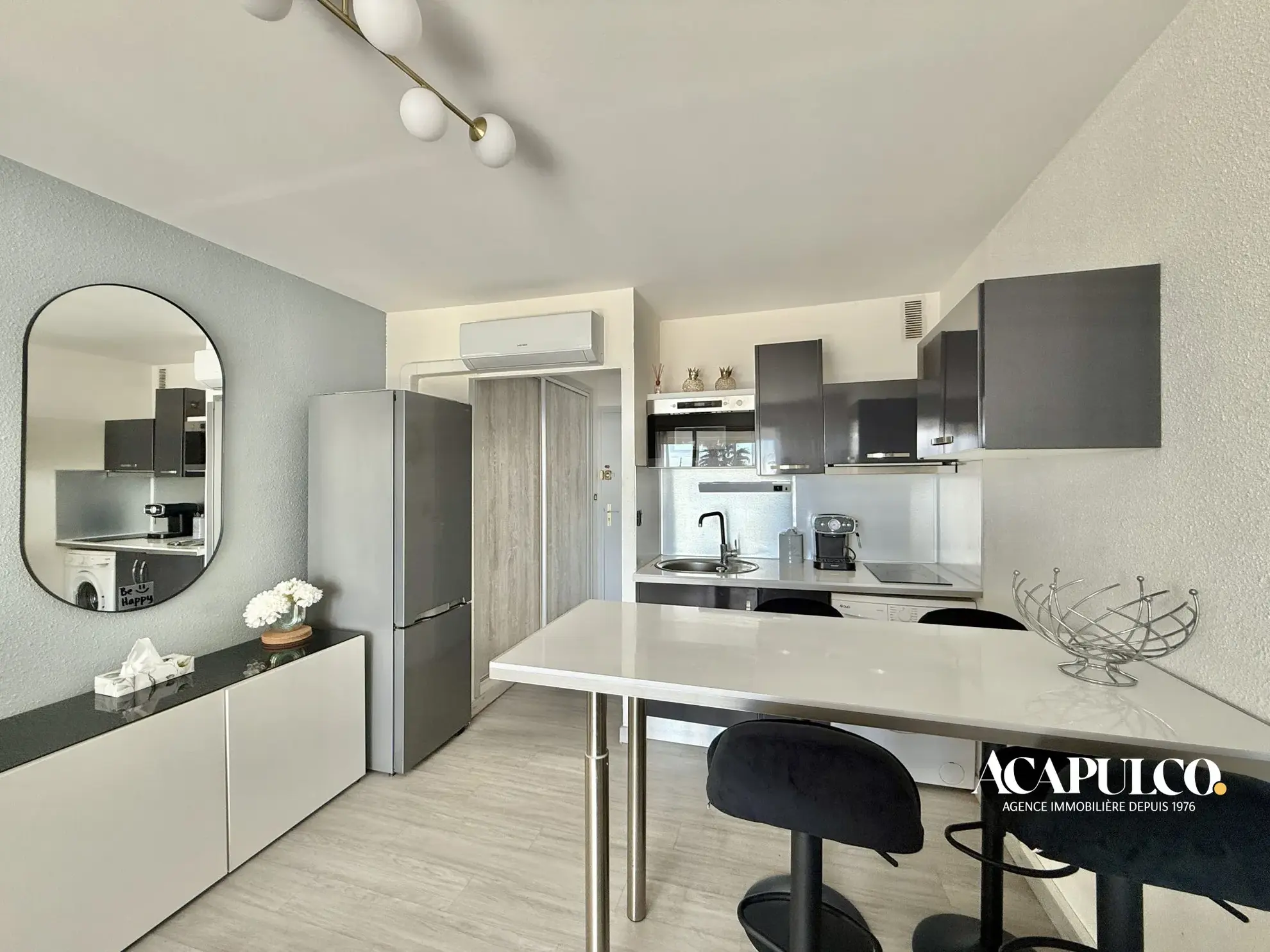 Studio avec vue mer face à la plage du Môle à Cap d'Agde 
