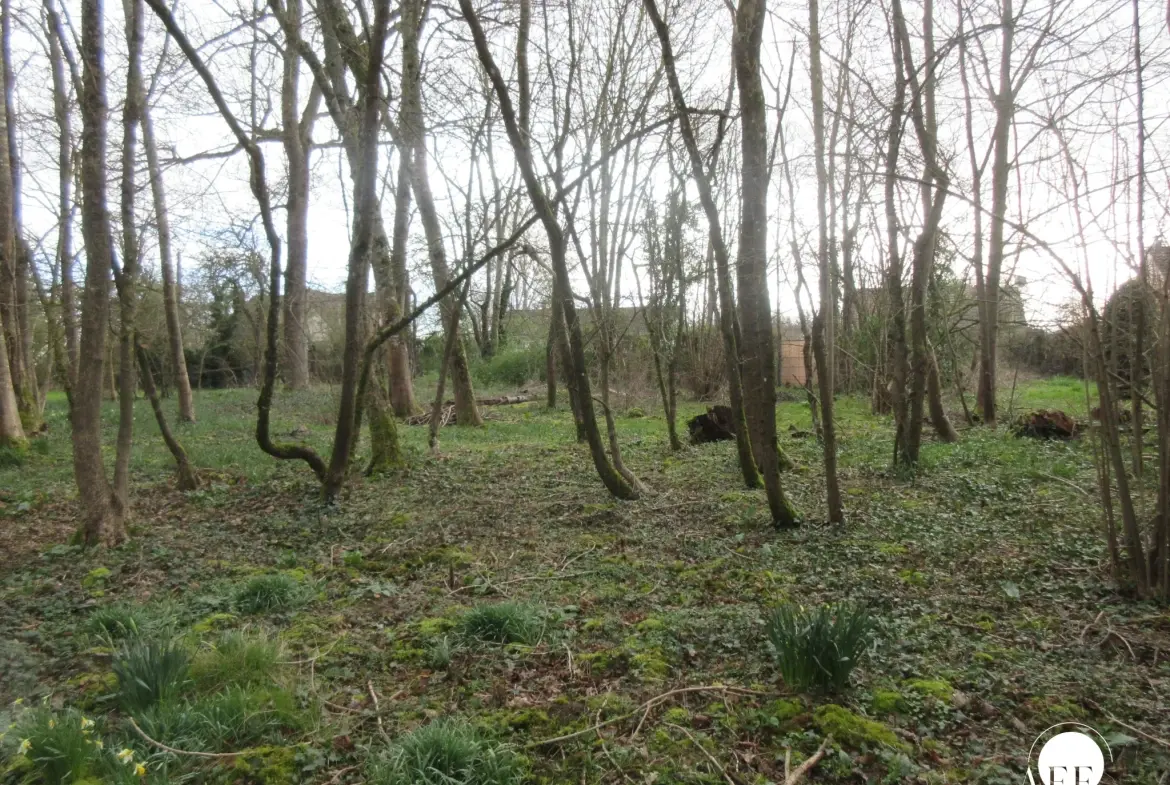 Terrain constructible de 3102 m² à Saint-Siméon, proche Coulommiers 