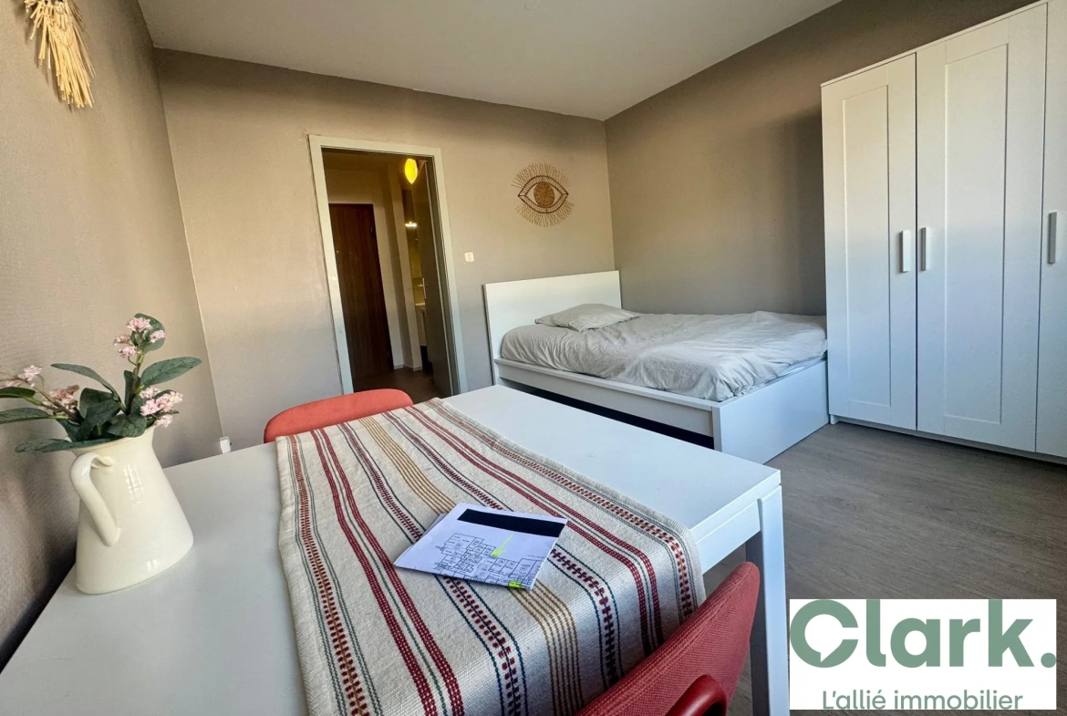 Appartement T1 meublé à Strasbourg - Quartier Quai Mulenheim 
