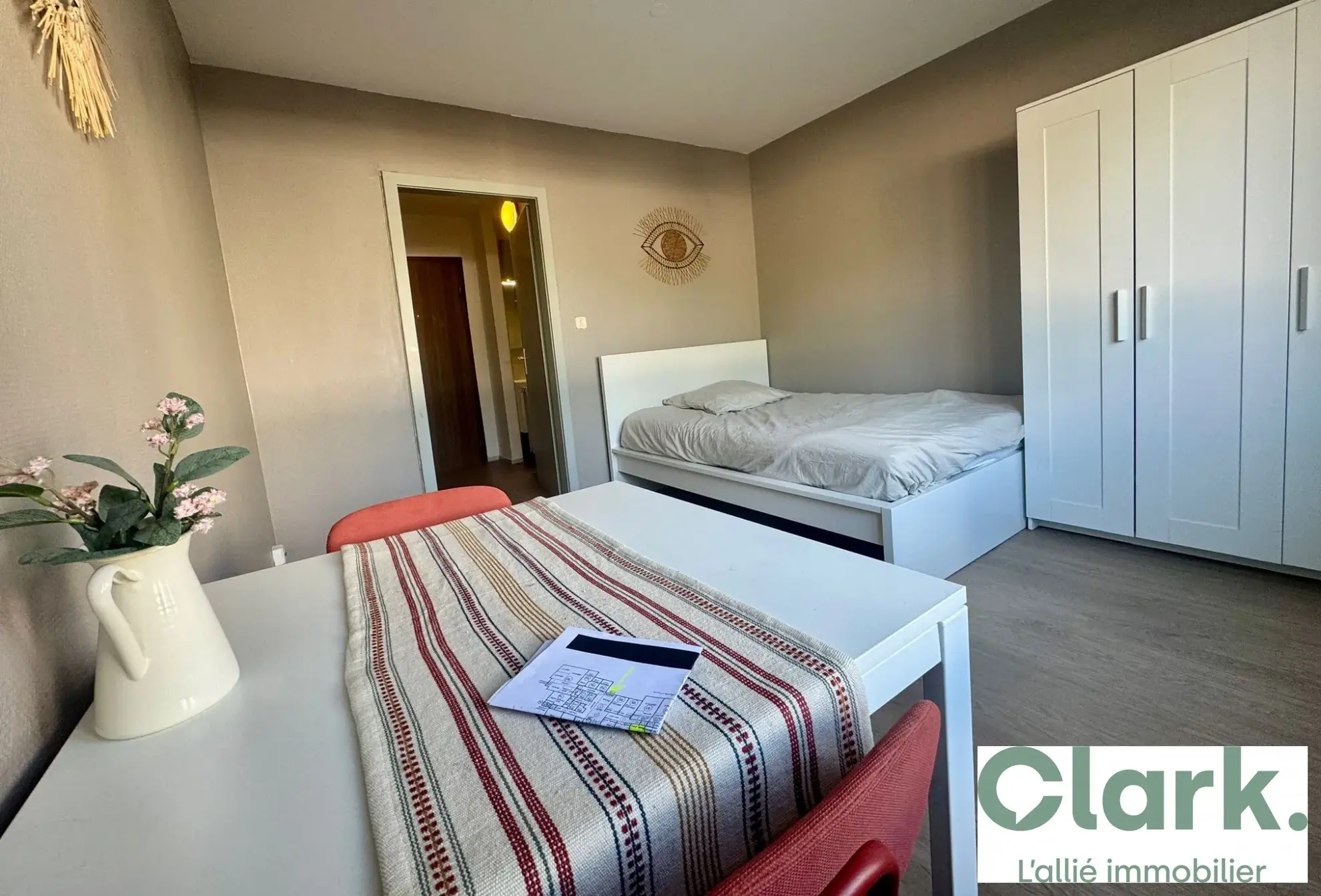 Appartement T1 meublé à Strasbourg - Quartier Quai Mulenheim 