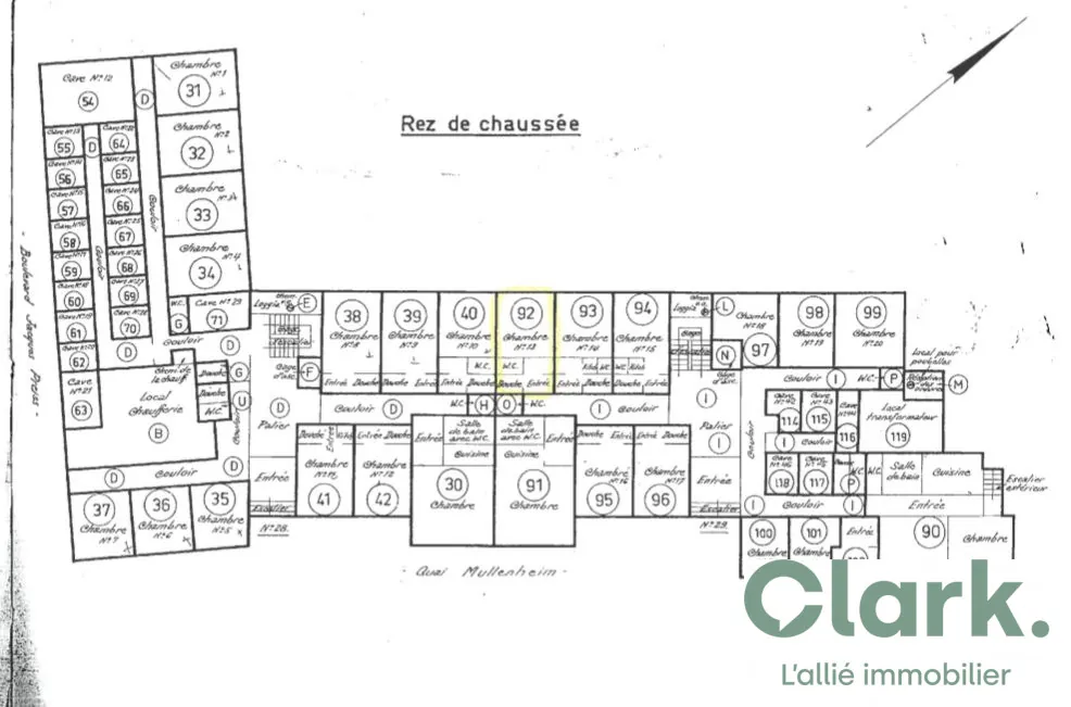 Appartement T1 meublé à Strasbourg - Quartier Quai Mulenheim 