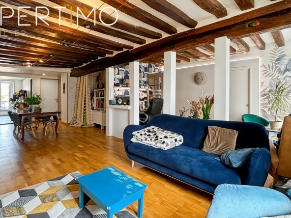 Appartement lumineux de 125 m² à Etampes avec 3 chambres, garage et potentiel de 4 chambres