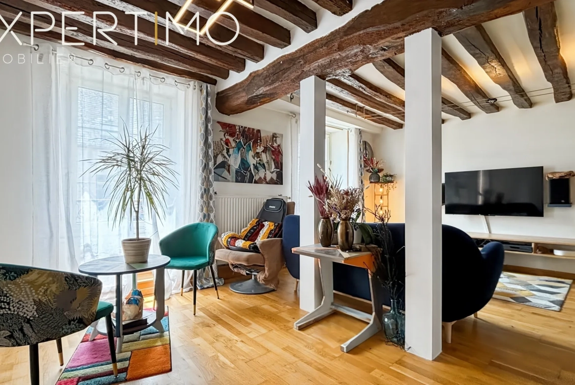 Appartement lumineux de 125 m² à Etampes avec 3 chambres, garage et potentiel de 4 chambres 