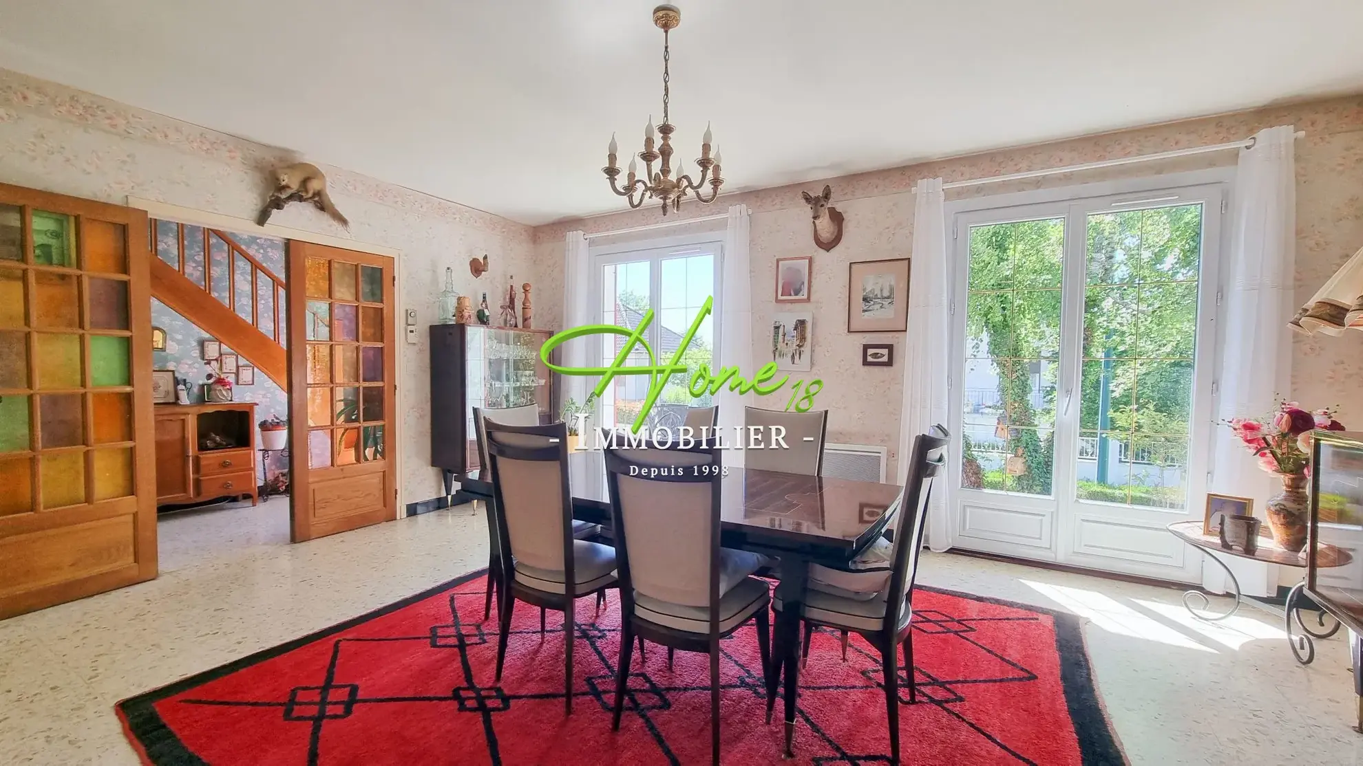 Maison à vendre à Fussy proche Bourges avec terrasse et sous-sol complet 