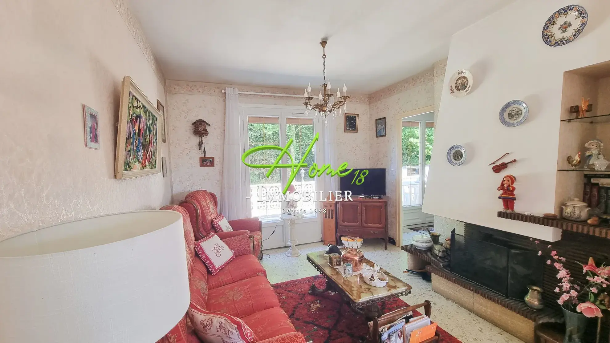 Maison à vendre à Fussy proche Bourges avec terrasse et sous-sol complet 