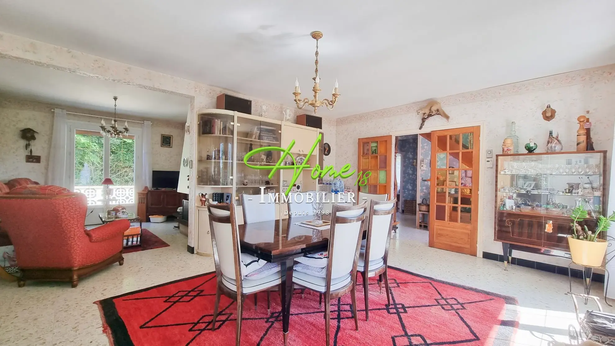Maison à vendre à Fussy proche Bourges avec terrasse et sous-sol complet 