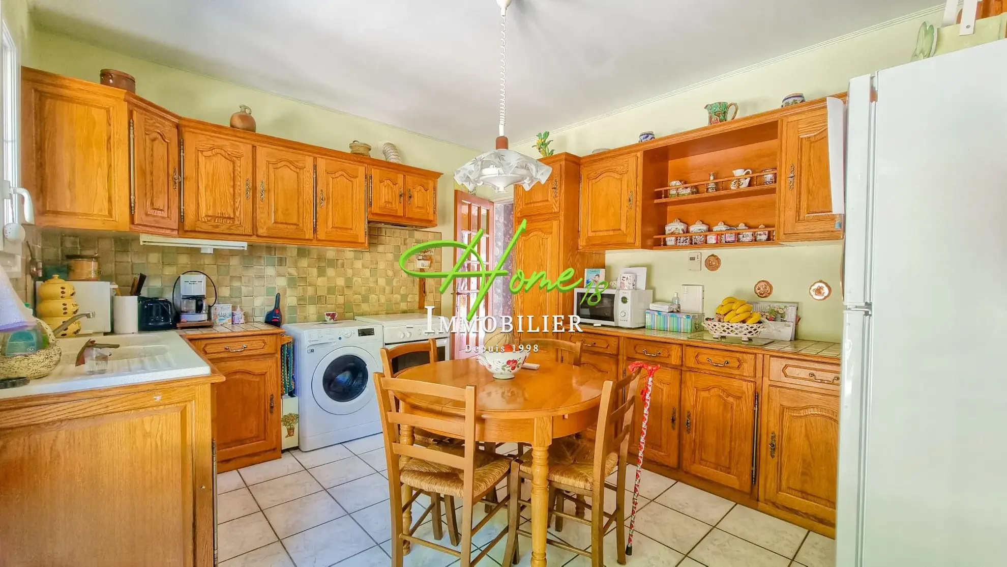 Maison à vendre à Fussy proche Bourges avec terrasse et sous-sol complet 