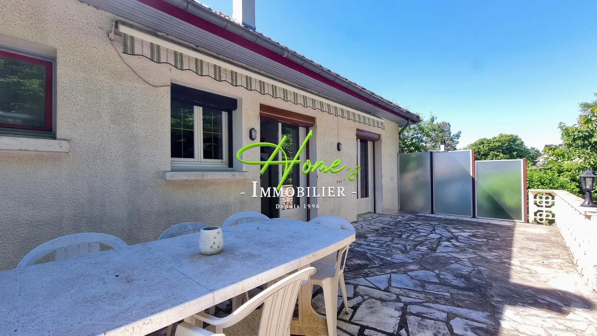 Maison à vendre à Fussy proche Bourges avec terrasse et sous-sol complet 
