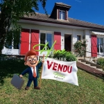 Maison à vendre à Fussy proche Bourges avec terrasse et sous-sol complet