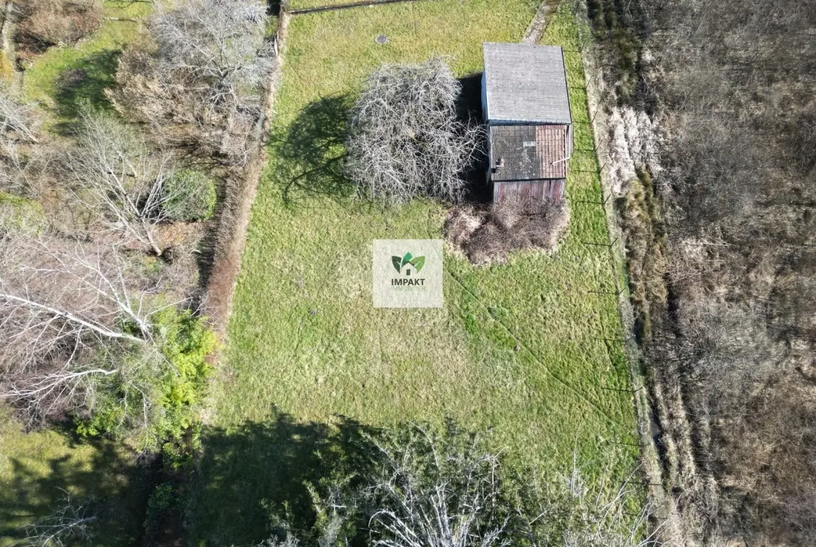 Terrain constructible à Sermamagny de 1 238 m², environnement calme et vue dégagée 