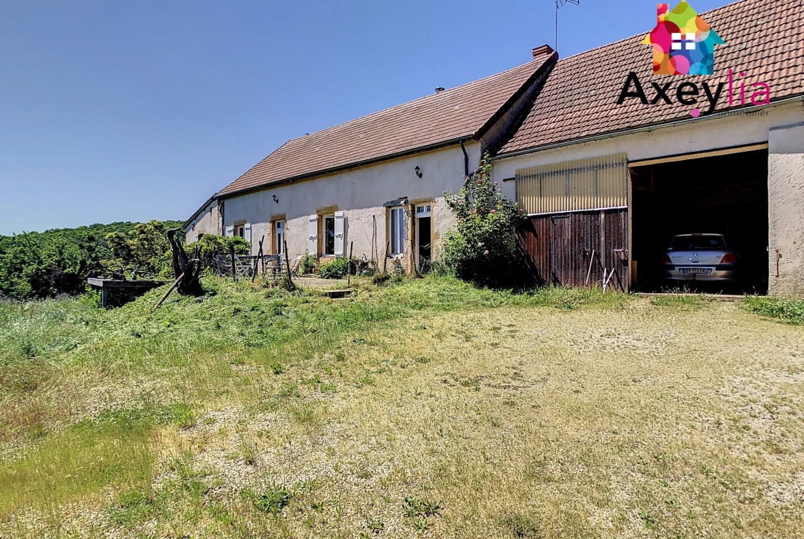 Maison familiale de plain-pied avec grand terrain à Rigny-sur-Arroux 