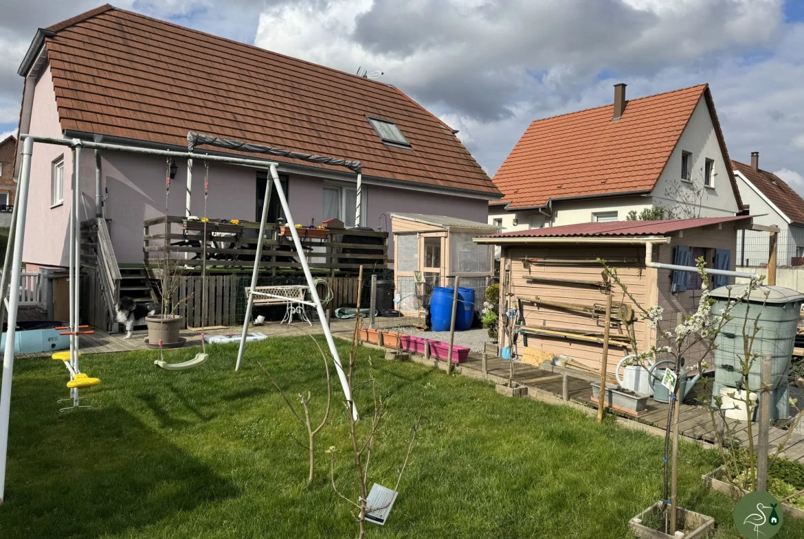 Maison en viager occupé à Lobsann (67250), construction 2017, 101 m² 