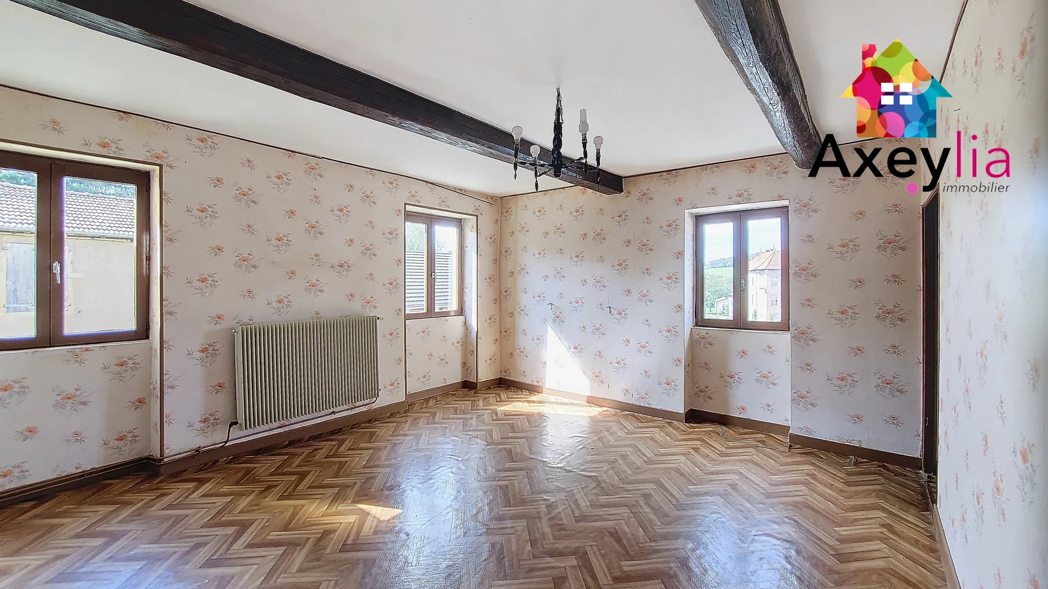 Maison à vendre à Saint-Denis-de-Cabanne proche Charlieu avec jardin et garage 