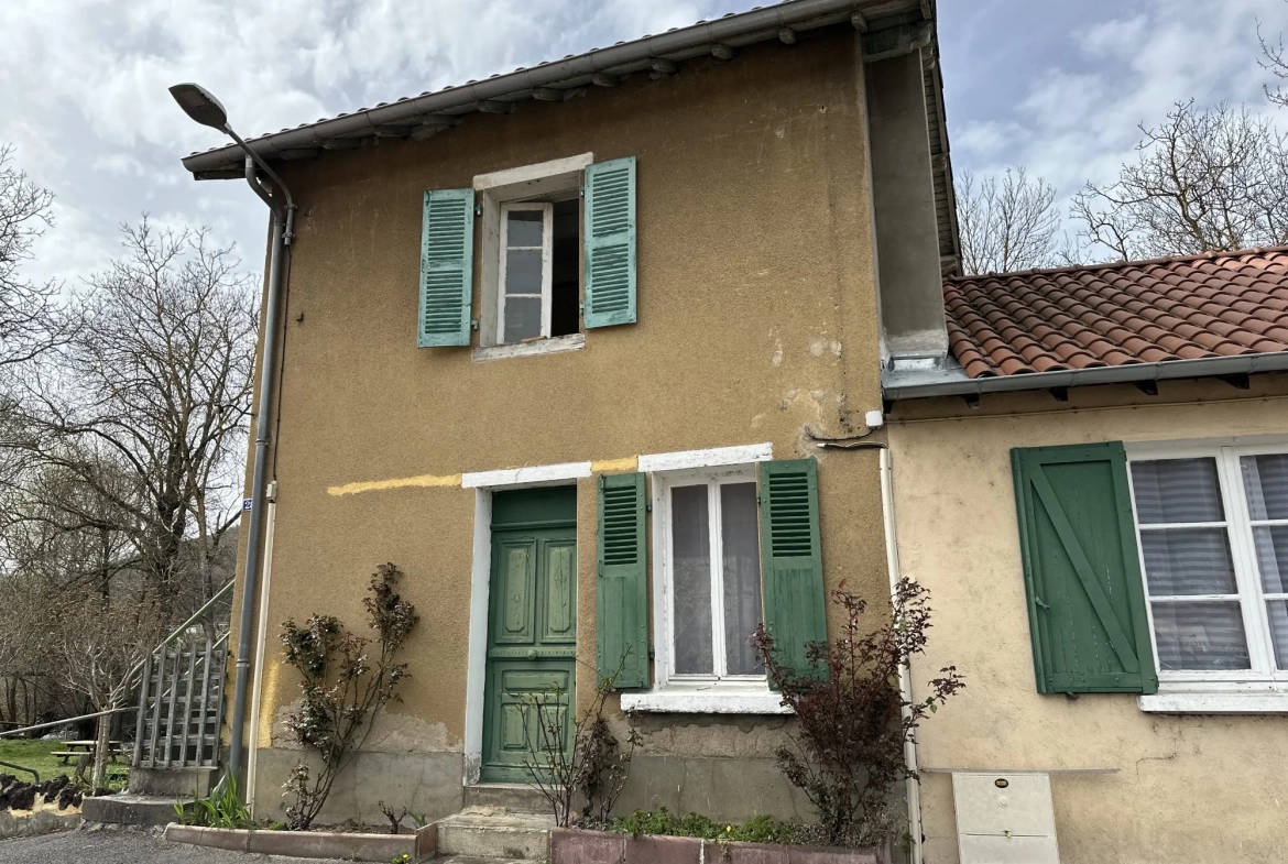 Vente maison à Massiac avec fort potentiel locatif sur grand terrain 