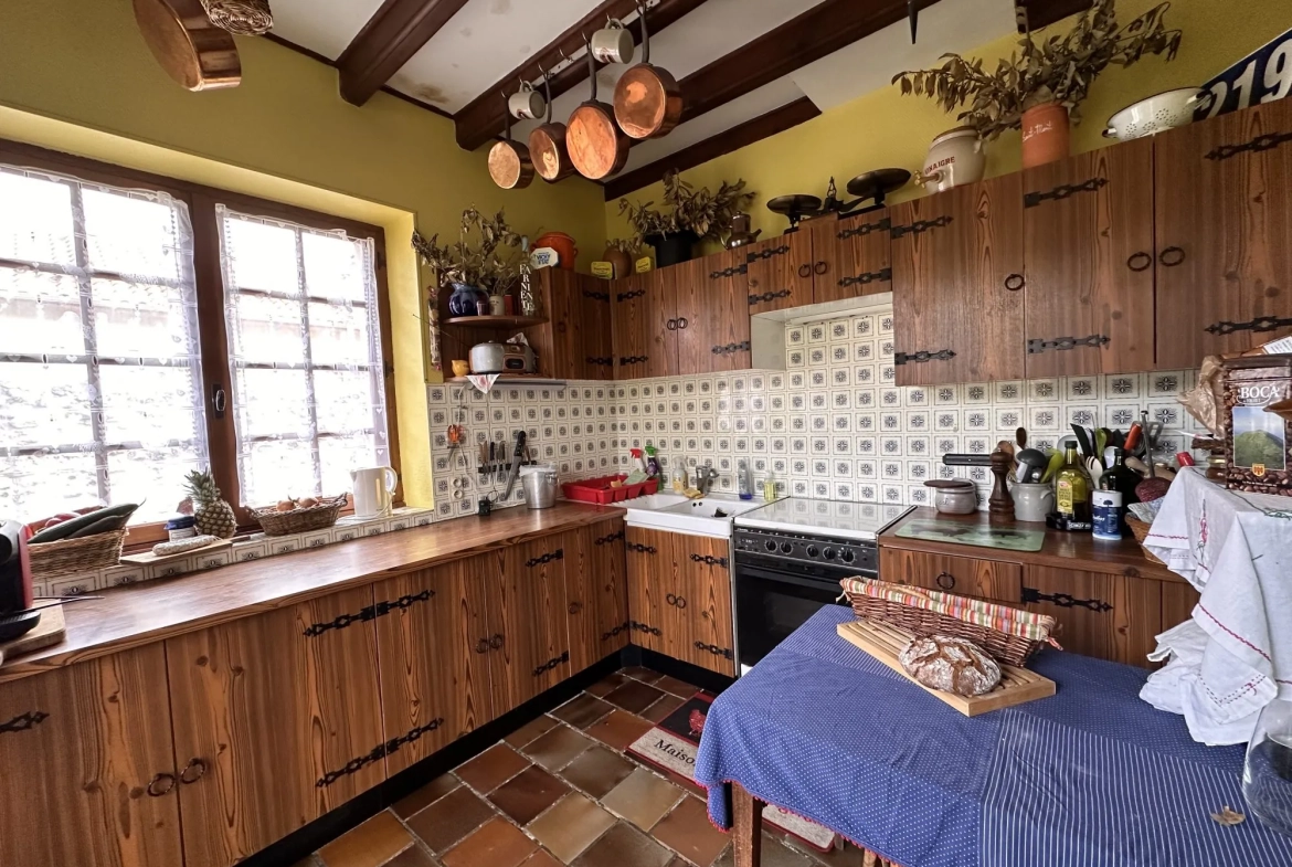 Vente maison à Massiac avec fort potentiel locatif sur grand terrain 